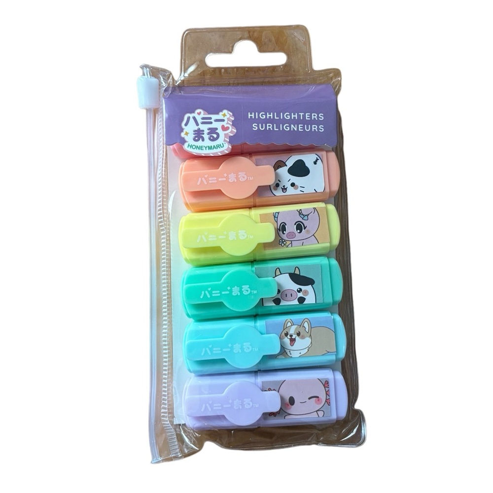 Cute Mini Highlighter Set